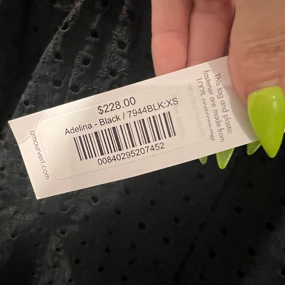 Amour Vert Adelina Eyelet Midi Dress, XS NWT - Picture 5 of 6